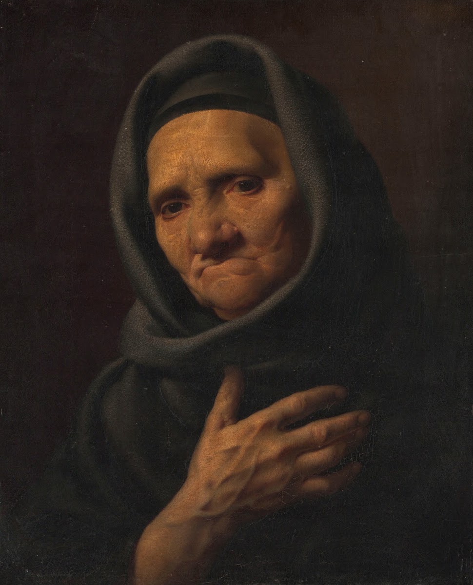 Portrait de vieille femme
