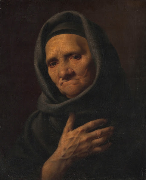 Portrait de vieille femme