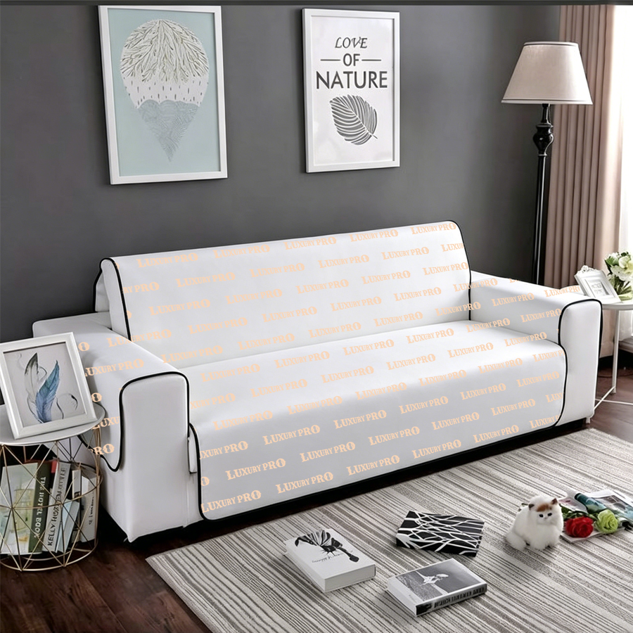 Diamond Quilted Sofa Cover