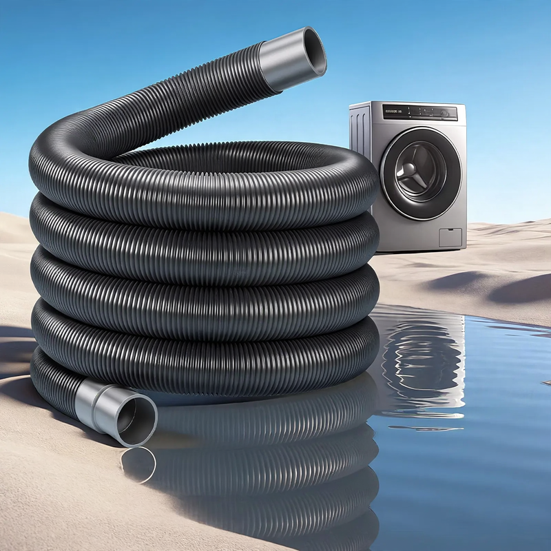 Drainage hose for washing machines, PE-RT