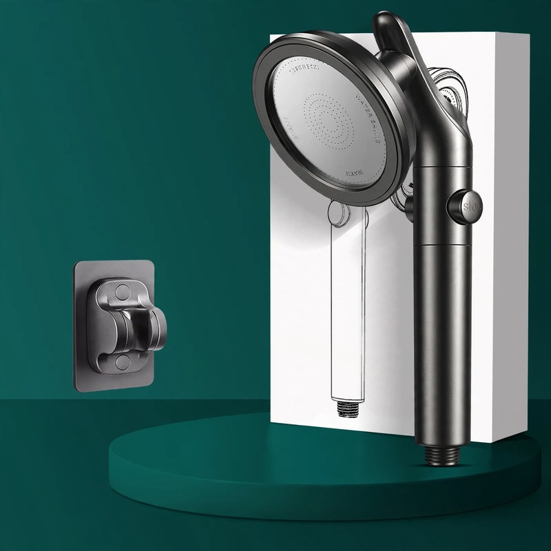Shower set with hand shower and overhead shower, model HX-A-1473