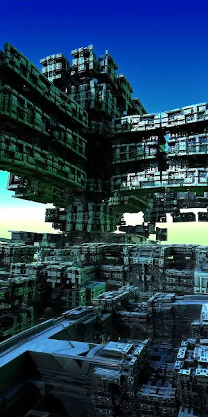 3D Rendering, Fractal, Science Fiction, Geometric 5K Wallpaper Background