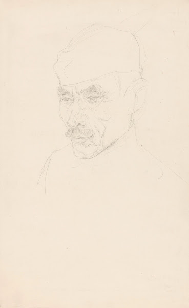 Portret van een Javaan schets 1874   1925
