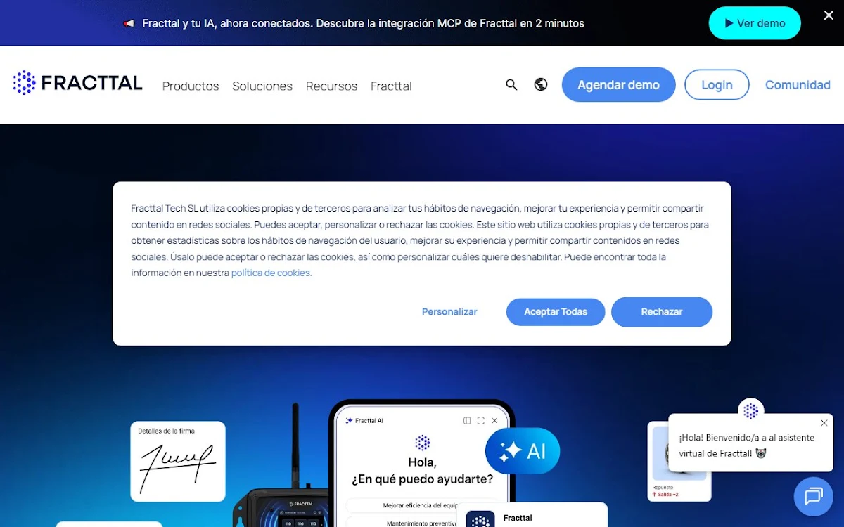 Captura de Fracttal One