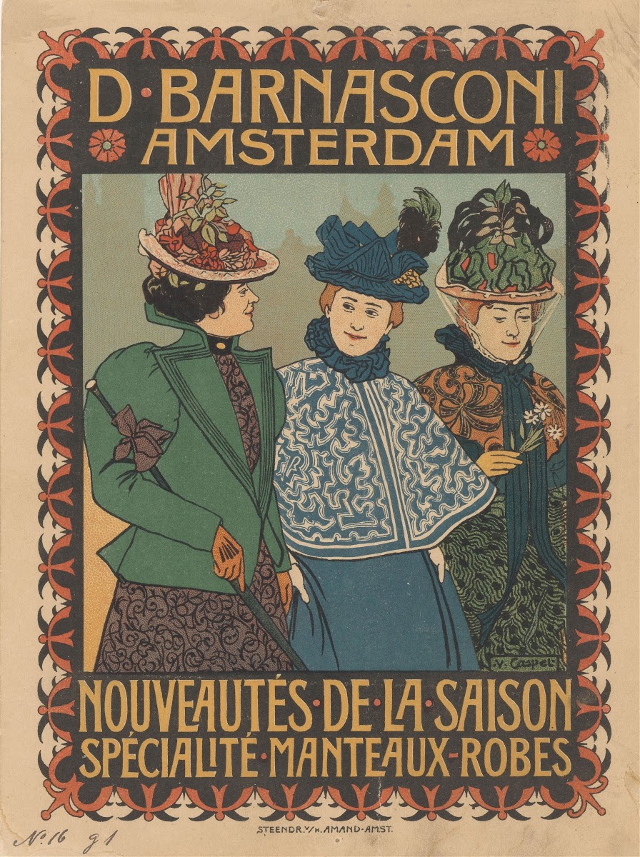 Advertisement of clothing store D Barnasconi in Amsterdam 1880   1928