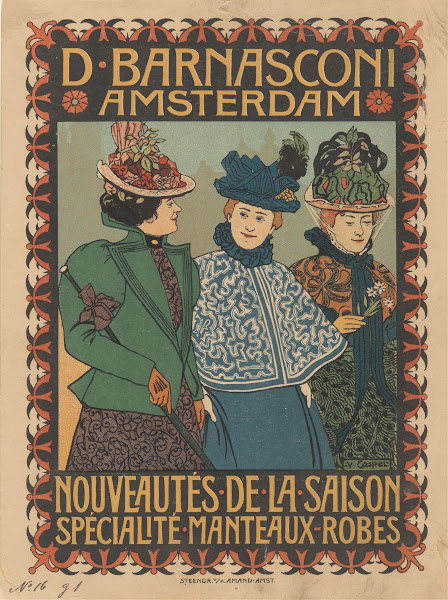 Advertisement of clothing store D Barnasconi in Amsterdam 1880   1928
