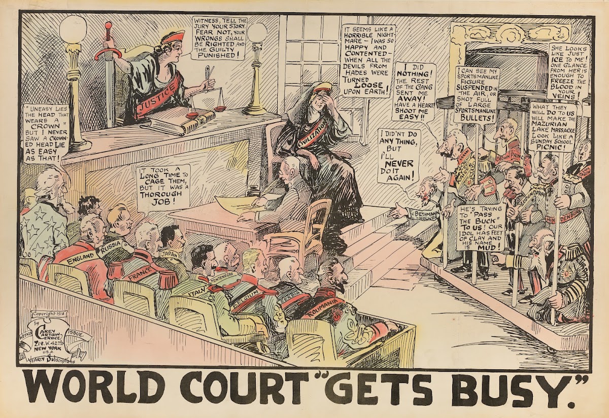 World Court Gets Busy 1918