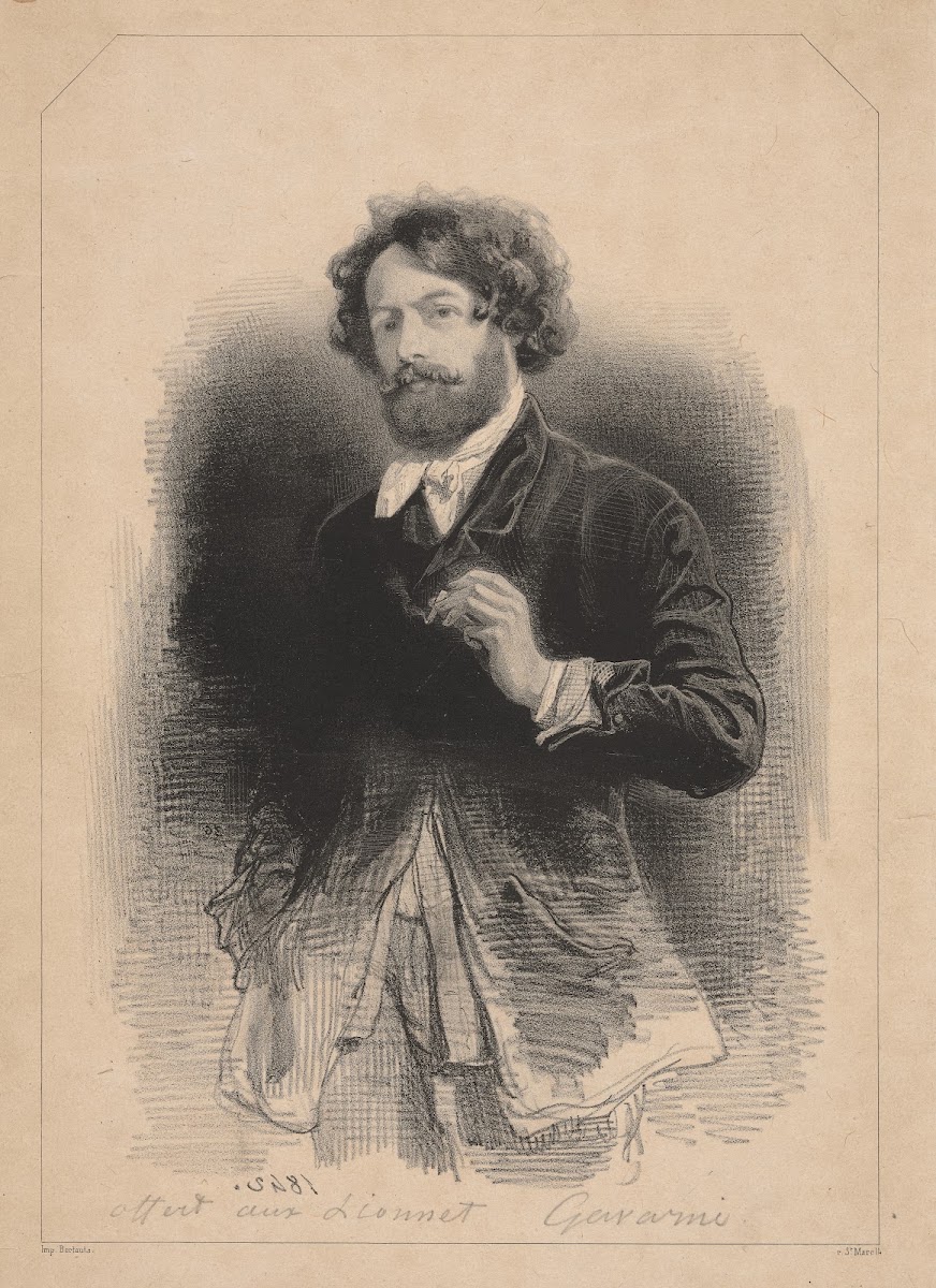 Man with a cigarette 1842