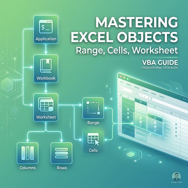 VBA Và Excel Objects: Range, Cells, Worksheet, Workbook — Hiểu Rõ Để Code Nhanh