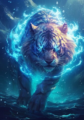 Glowing Tiger Picture