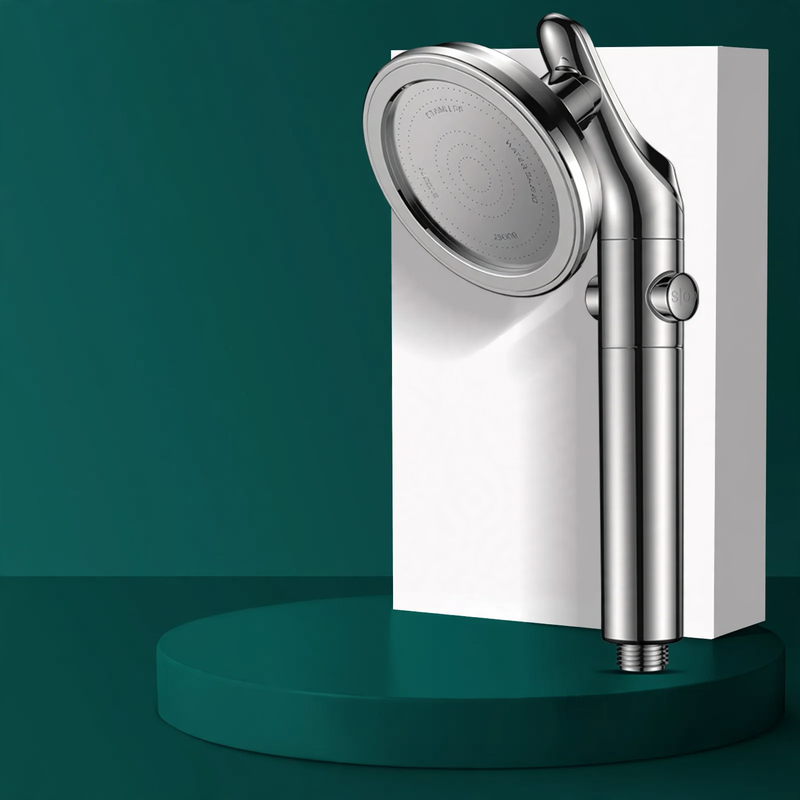 Shower set with hand shower and overhead shower, model HX-A-1473