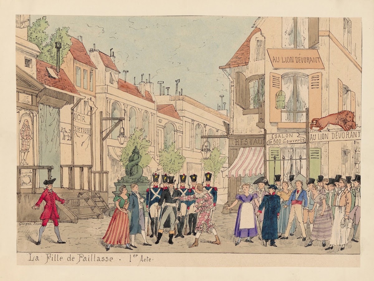 La fille de Paillasse Ier Acte 1894