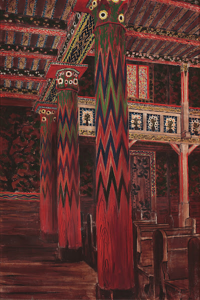 Polychrome project for the church in Cimkowicze Minsk Governorate circa 1908