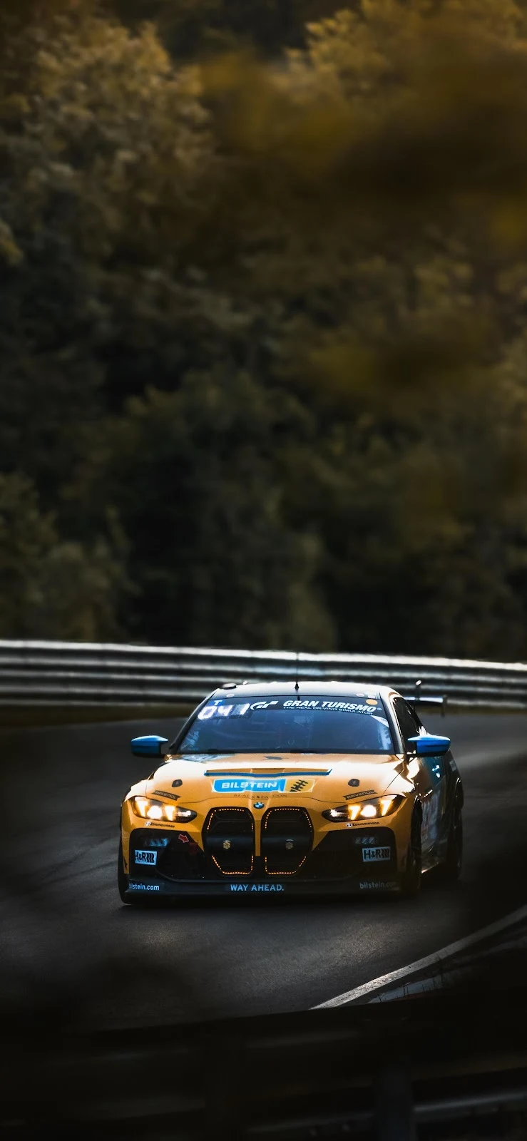 BMW M4 GT3 Race Car - Automotive Photography 4K iPhone Wallpaper (2525x5470)