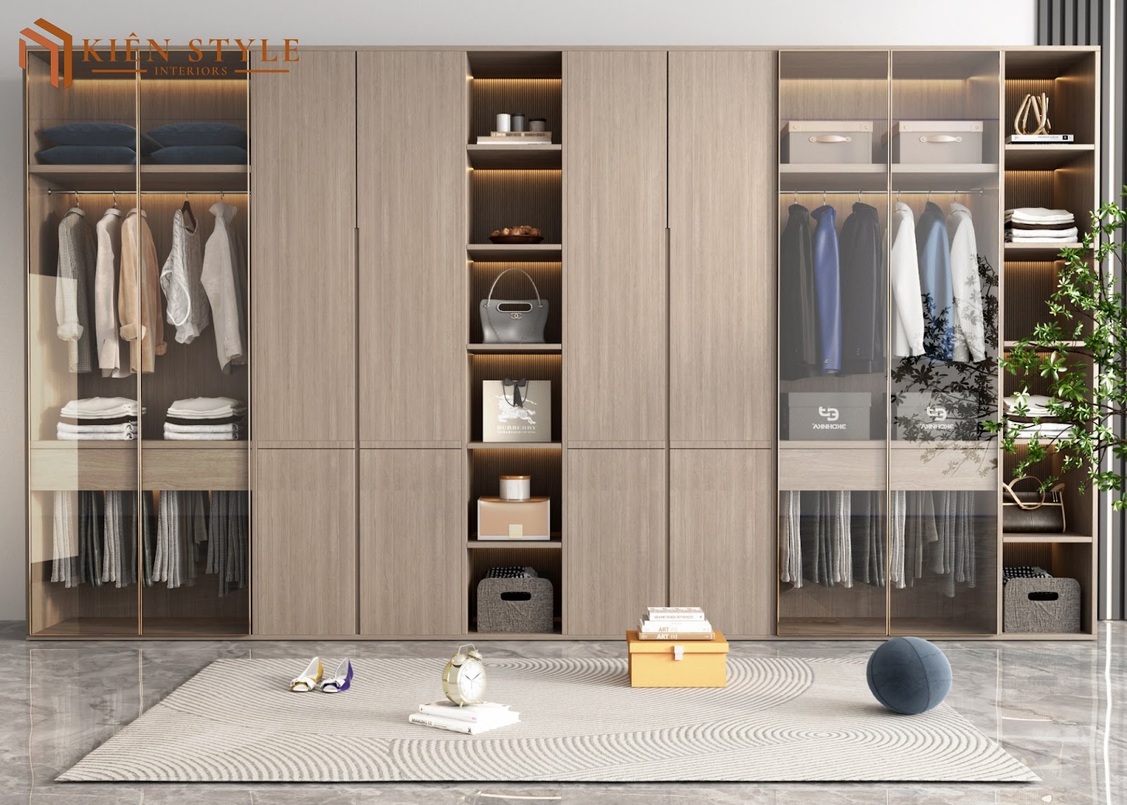 Mẫu tủ áo mới nhất 2024