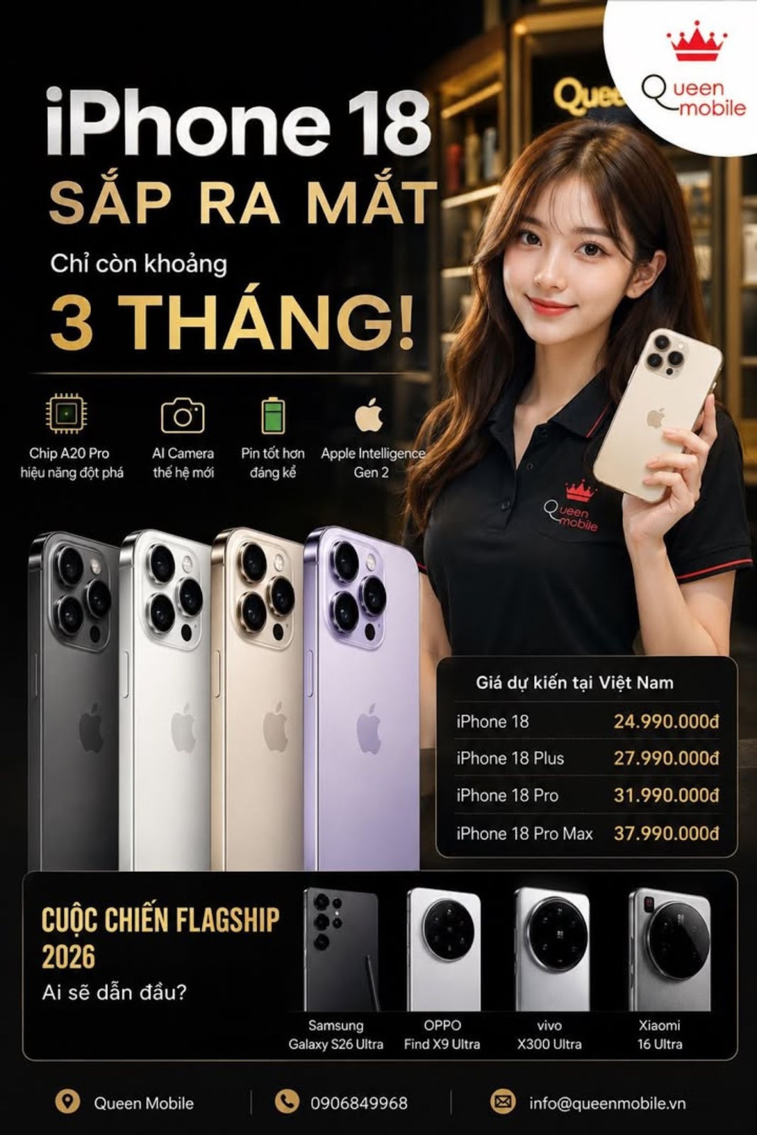 iPhone 18 Chỉ Còn Khoảng 3 Tháng Nữa Ra Mắt, Apple Đang Che Giấu Điều Gì Khiến Cả Thị Trường Smartphone Đứng Ngồi Không Yên?