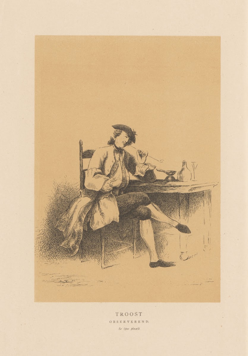 Zelfportret van Cornelis Troost 1873