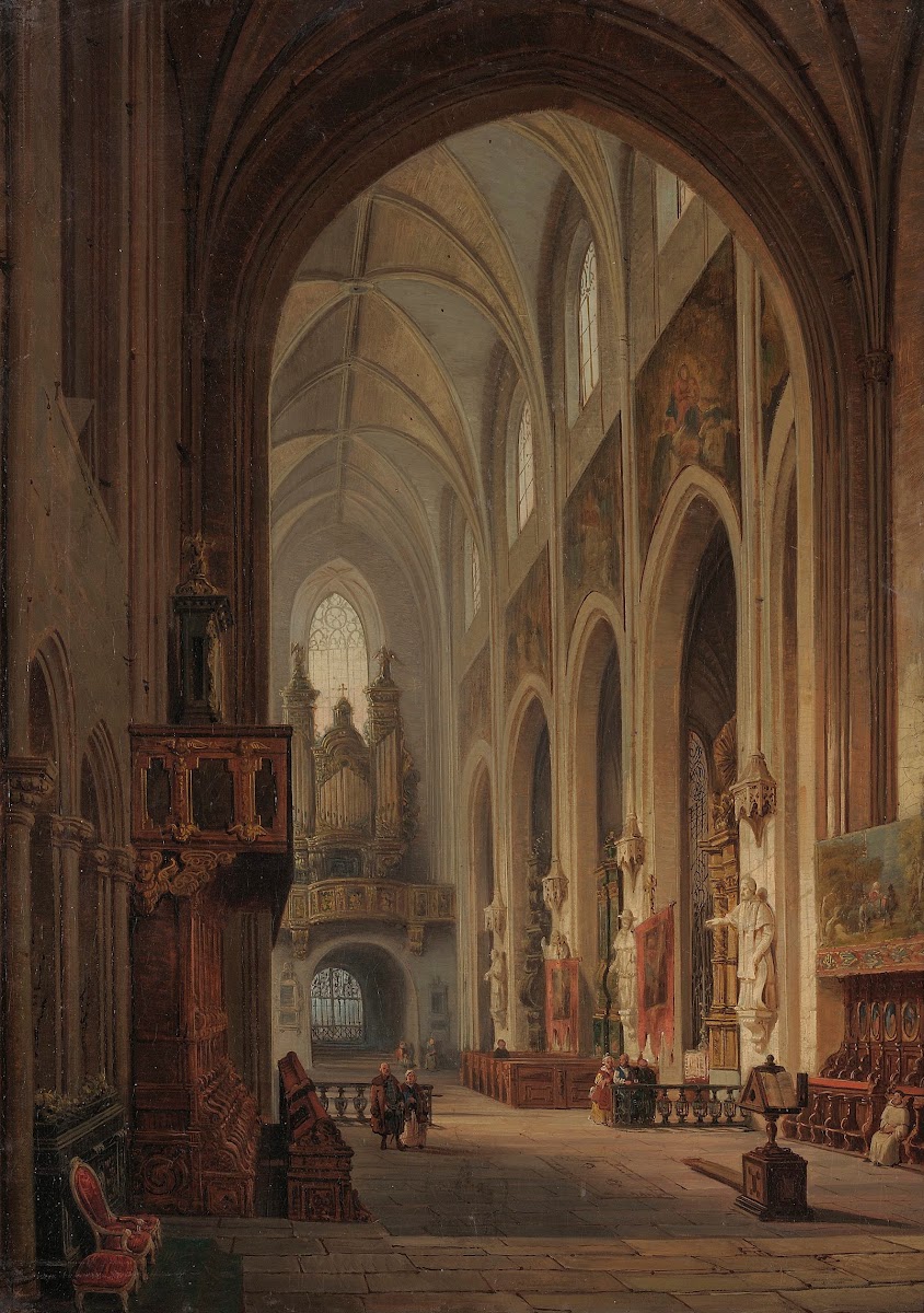 Interior of the Dominican Church in Kraków