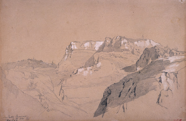 Les buttes Chaumont 1861