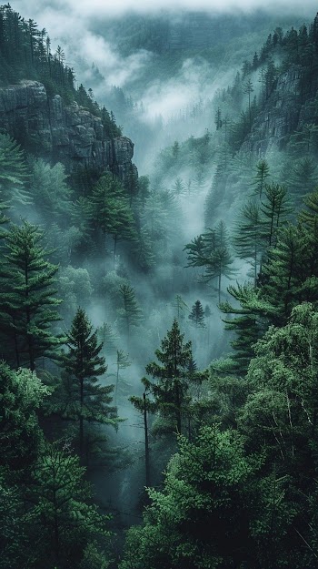 Foggy Forest Picture