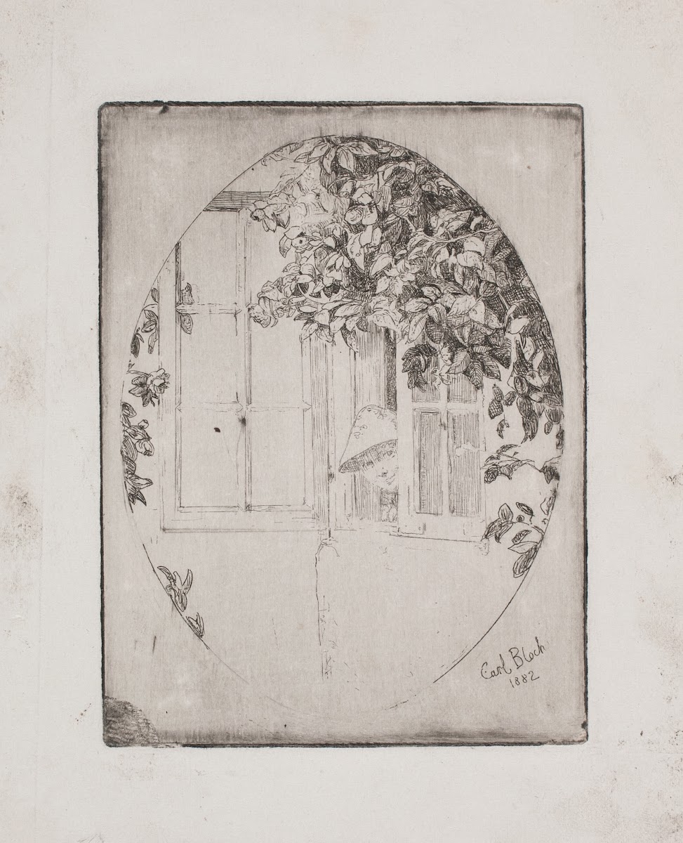 Den Lille Pige I Det ÅBne Vindue 1882