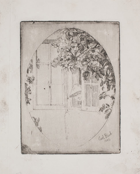 Den Lille Pige I Det ÅBne Vindue 1882