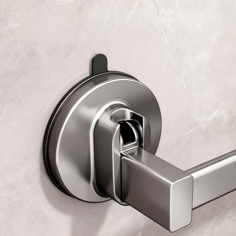 Wall-mounted slipper rack made of space aluminum