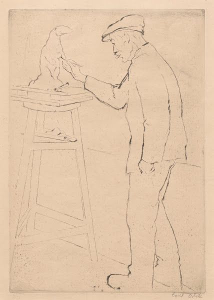 August Gaul modellierung ein Seehund 1921