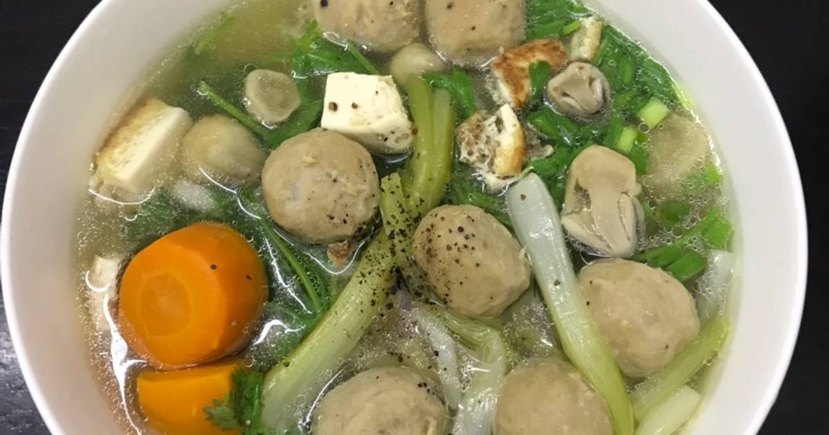 Mì udon bò viên