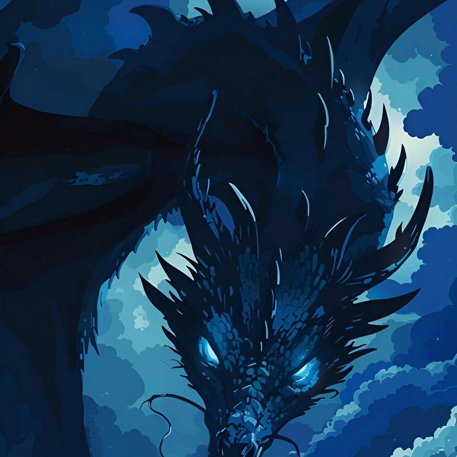 Download Shadowy Dragon Over Dark Castle Full HD iPhone
