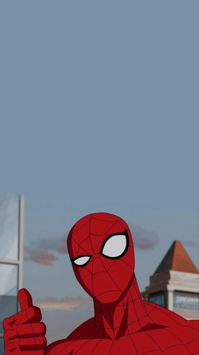 Spider-Man Giving Thumbs Up - Cartoon Animation iPhone Wallpaper (675x1200)