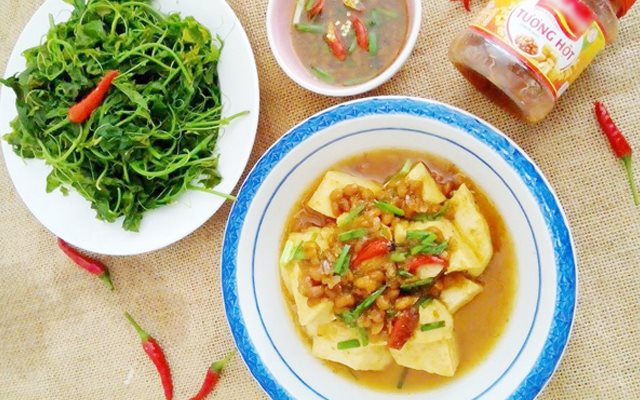 Đậu Hũ Kho Tương Hột