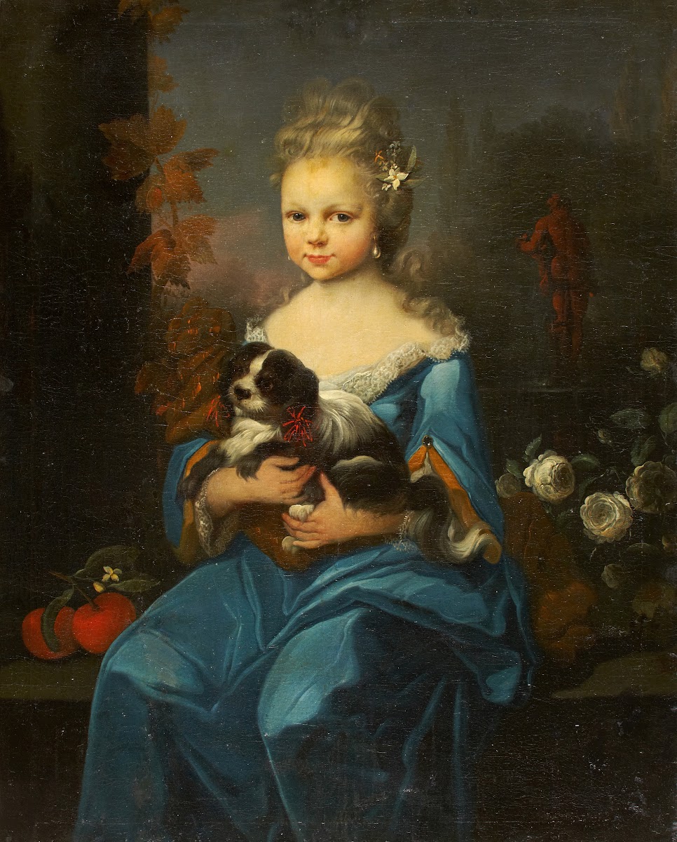 Portrait of Margarethe Sophie Leonore von Holzhausen ca 1750