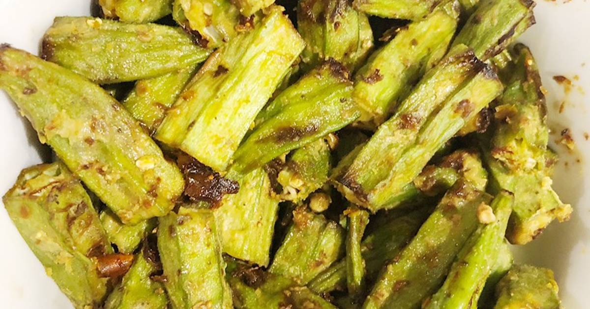 Đậu bắp nướng chao bằng nckd