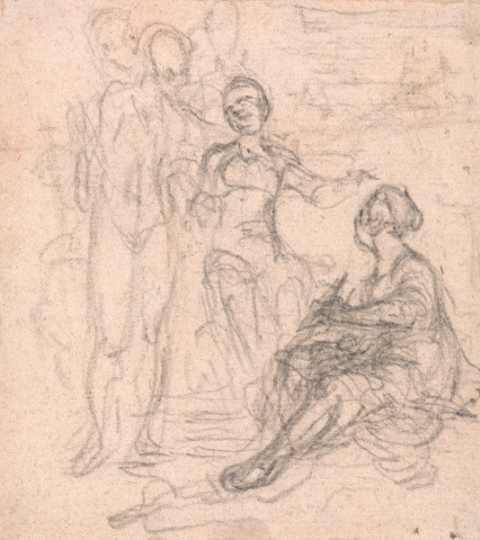 Design for a Frontispiece Group of Allegorical Figures