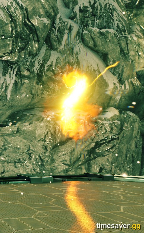 A Void Fissure tear in a mission — cracking your relic here reveals the Prime part inside.