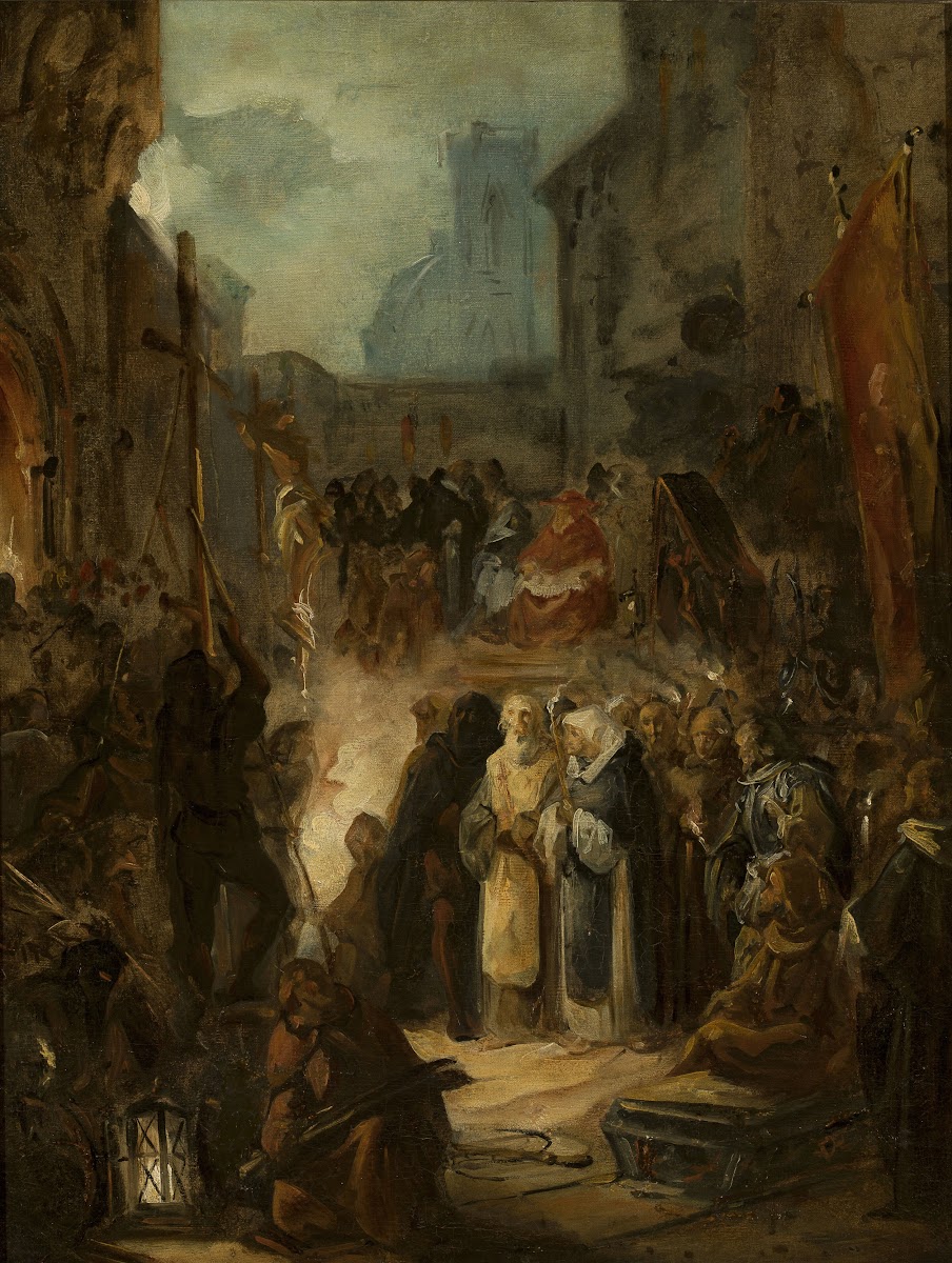 Inquisition scene 1850s