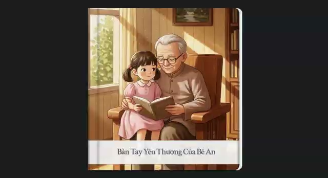 Truyện tranh Bàn tay yêu thương của bé An - khac