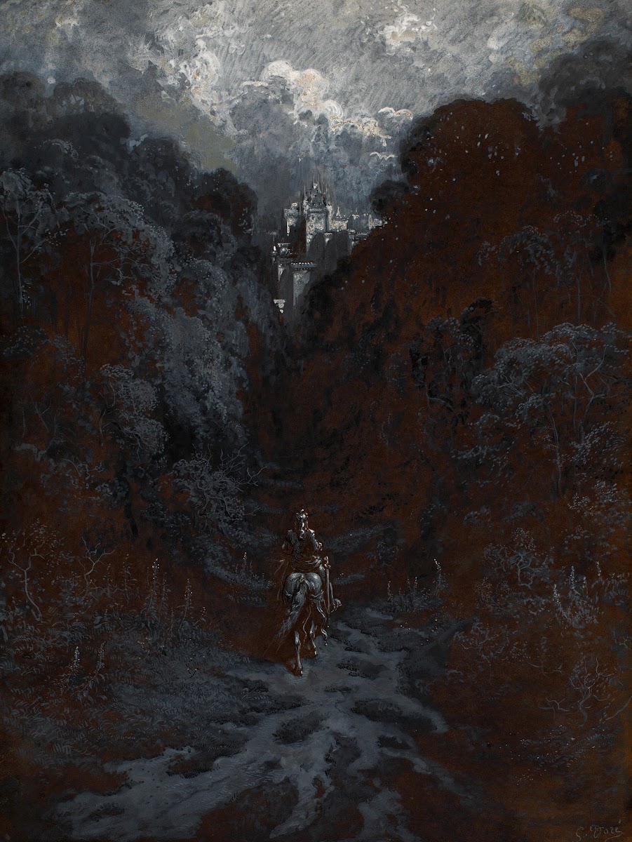 Sir Lancelot Approaching the Castle of Astolat