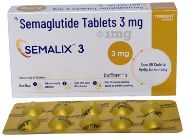 Semalix 3 Tablet strip of 10 tablets
