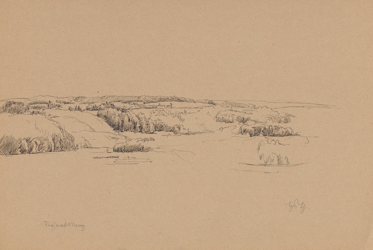 Landscape from the Surroundings of Seyfriedsberg 1900