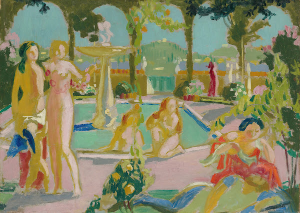 Les Jardins Darmide Esquisse 1908