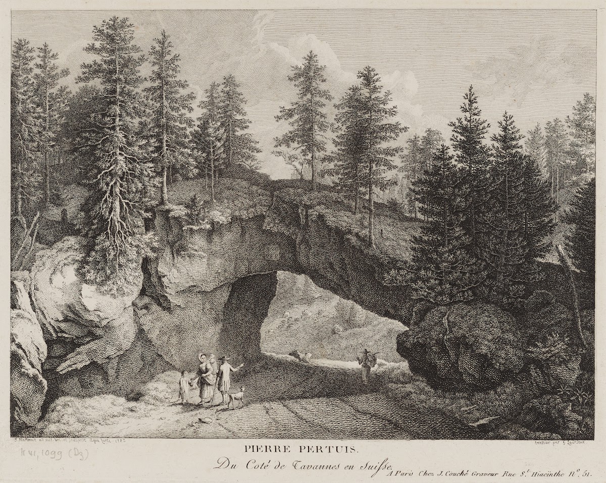 Pierre Pertuis Du Coté de Tavannes en Suisse 1782