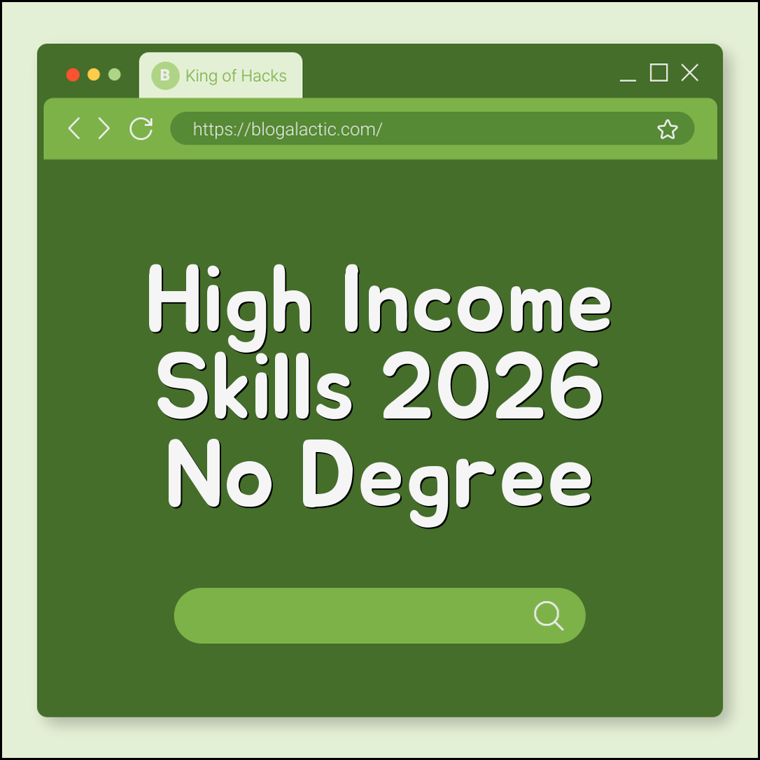 High Income Skills to Learn in 2026 Without a Degree (copywriting, video editing, digital marketing)