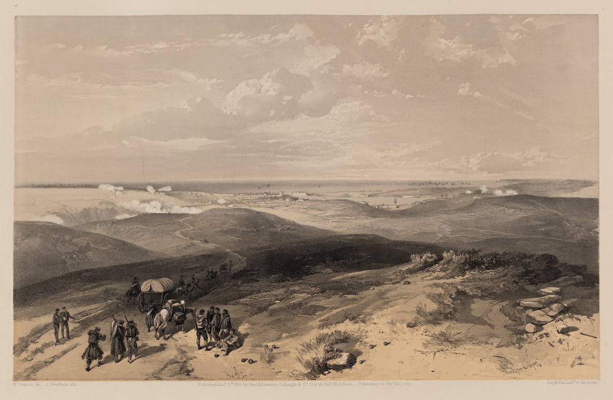 Sebastopol from the rear of the English batteries 1855