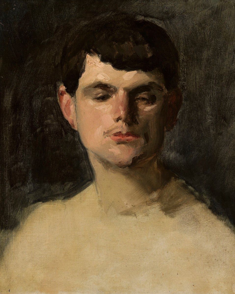 Study of a male head 1885