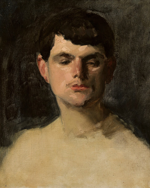 Study of a male head 1885