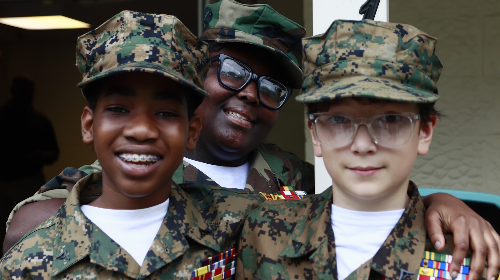 Young Marines Drill
