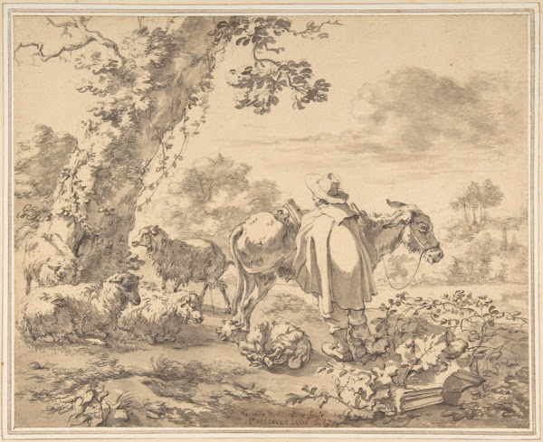 A Herdsman with a Donkey 1658