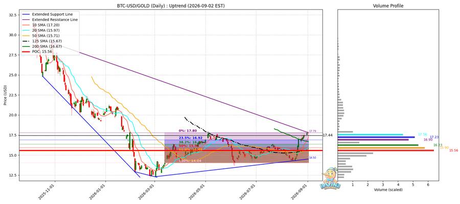 BTC vs Gold 비교